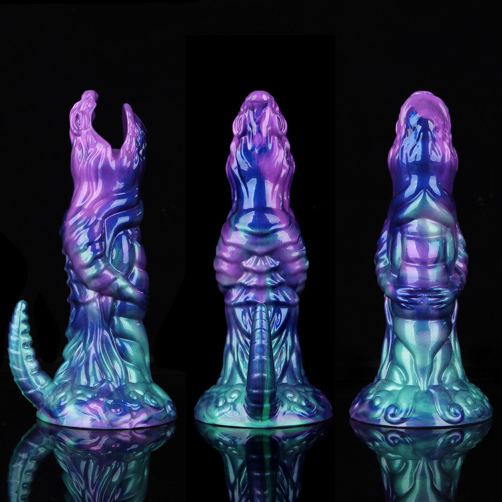 NIGHTLOOM 産卵器 尾刺激 凹凸あり 卵付き モンスター 吸盤付き シリコン製 2色 Nightloom