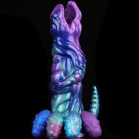 NIGHTLOOM 産卵器 尾刺激 凹凸あり 卵付き モンスター 吸盤付き シリコン製 2色