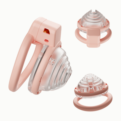 MinYn 貞操具 男性用 二色 樹脂製 ペアセット SM MinYn