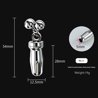 MAPARON 鈴付き尿道プラグ 尿道責め ステンレス製 SM製品 MAPARON