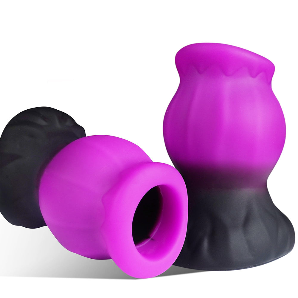 TaRiss's 貫通式アナルプラグ アナル拡張 浣腸用可 多種用途 シリコン製 　