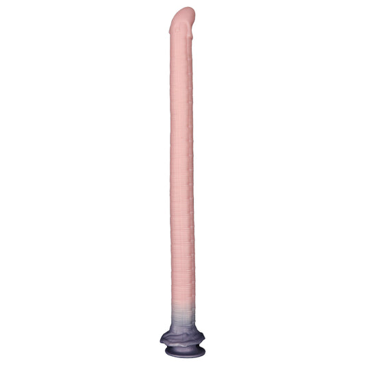 MinYn バナナ アナルプラグ 液体シリコン 吸盤付き 最長55cm MinYn