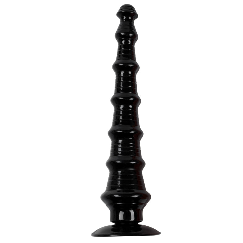 MAPARON アナルプラグ 吸盤付き PVC 凹凸あり 7x34cm MAPARON