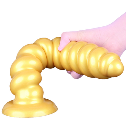 MinYn アナルプラグ 凹凸あり 吸盤付き 液体シリコン MinYn