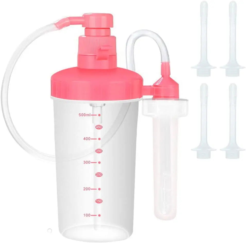 MinYn 7点セット 洗浄器 五つのノズル 12穴 PVC製 500ml - TaRiss's