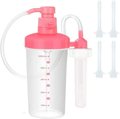 MinYn 7点セット 洗浄器 五つのノズル 12穴 PVC製 500ml - TaRiss's