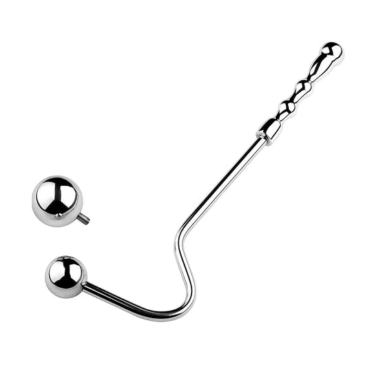TaRiss's アナルプラグ 手持ち 2つのボール付き 男女兼用 金属製 - TaRiss's