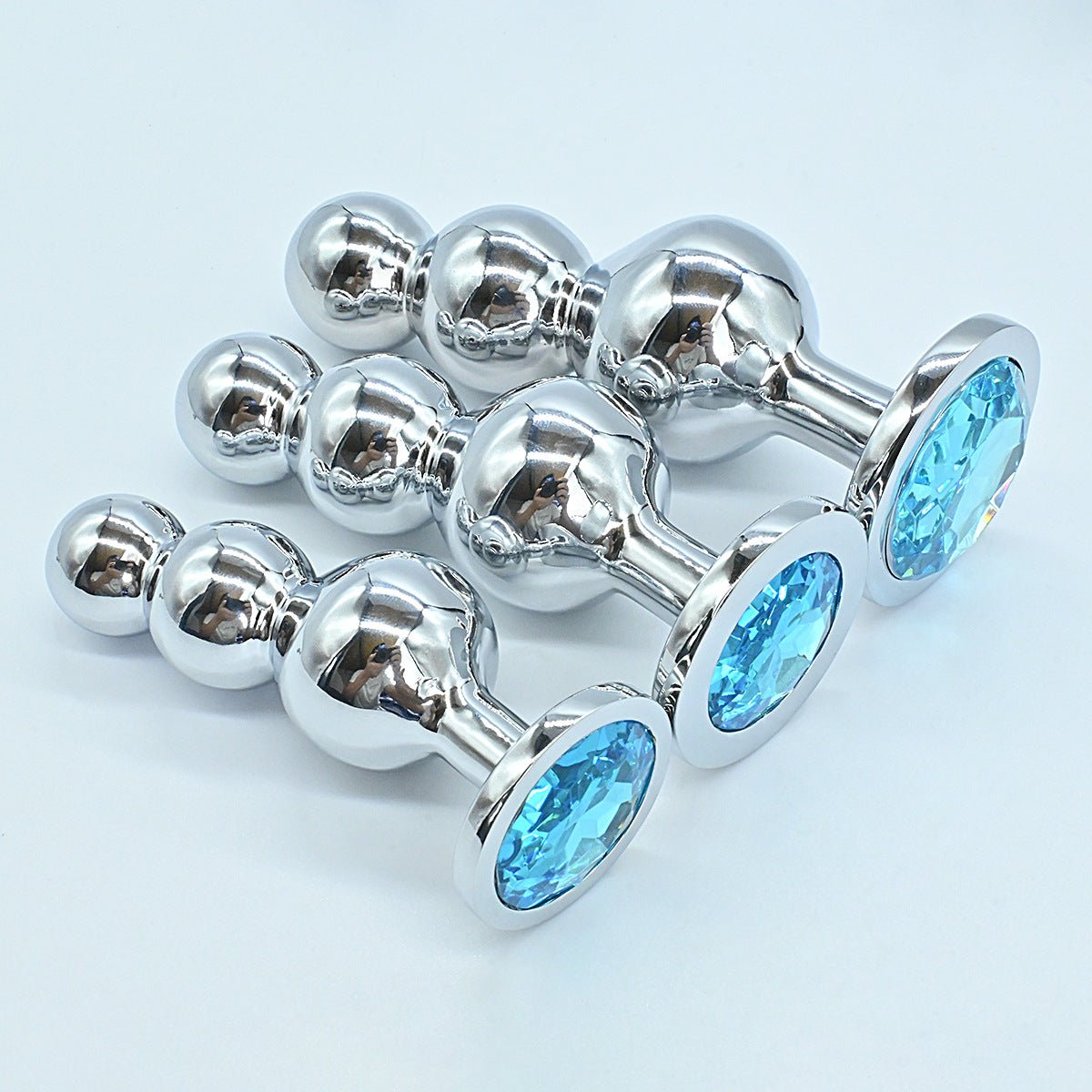 MAPARON メタル アナルビーズ 三つのサイズ - TaRiss's