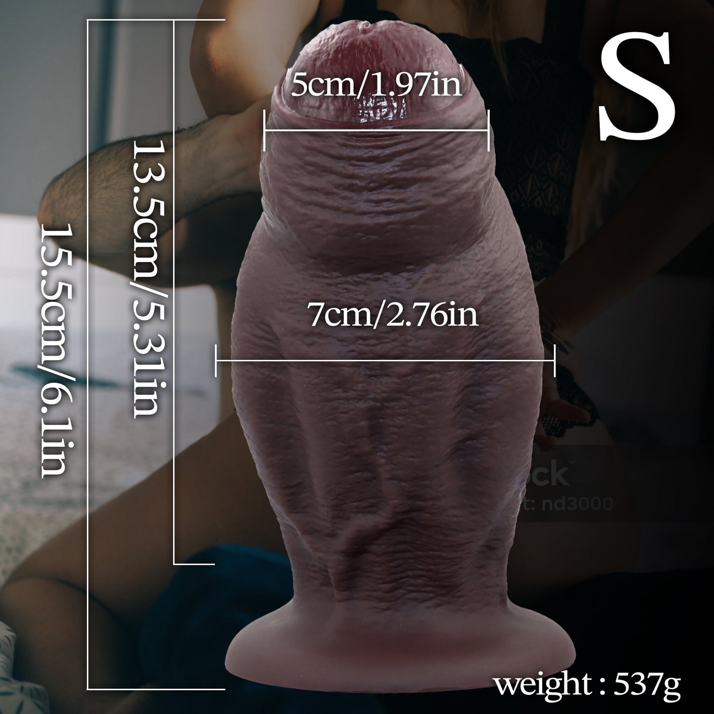 MAPARON マンボ ディルド 玉無し 全四サイズ 吸盤付き 液体シリコン - TaRiss's