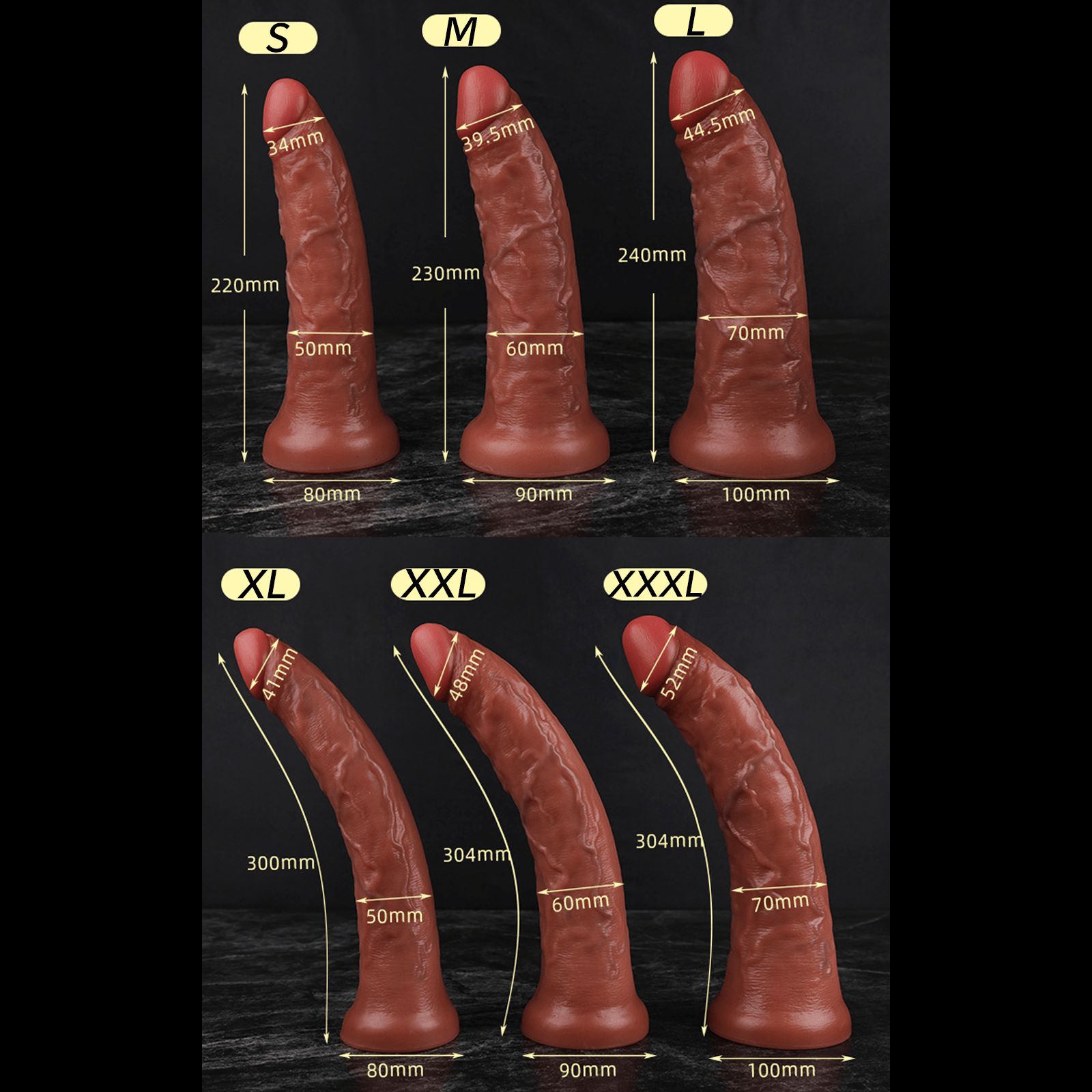 MAPARON ディルド 2層構造 ダブルアナルプラグ 双頭ディルド 多用途 取り外し可能 3XLR式 電動ピストン機専用アタッチメント 凹凸あり 吸盤仕様 液体シリコン - TaRiss's