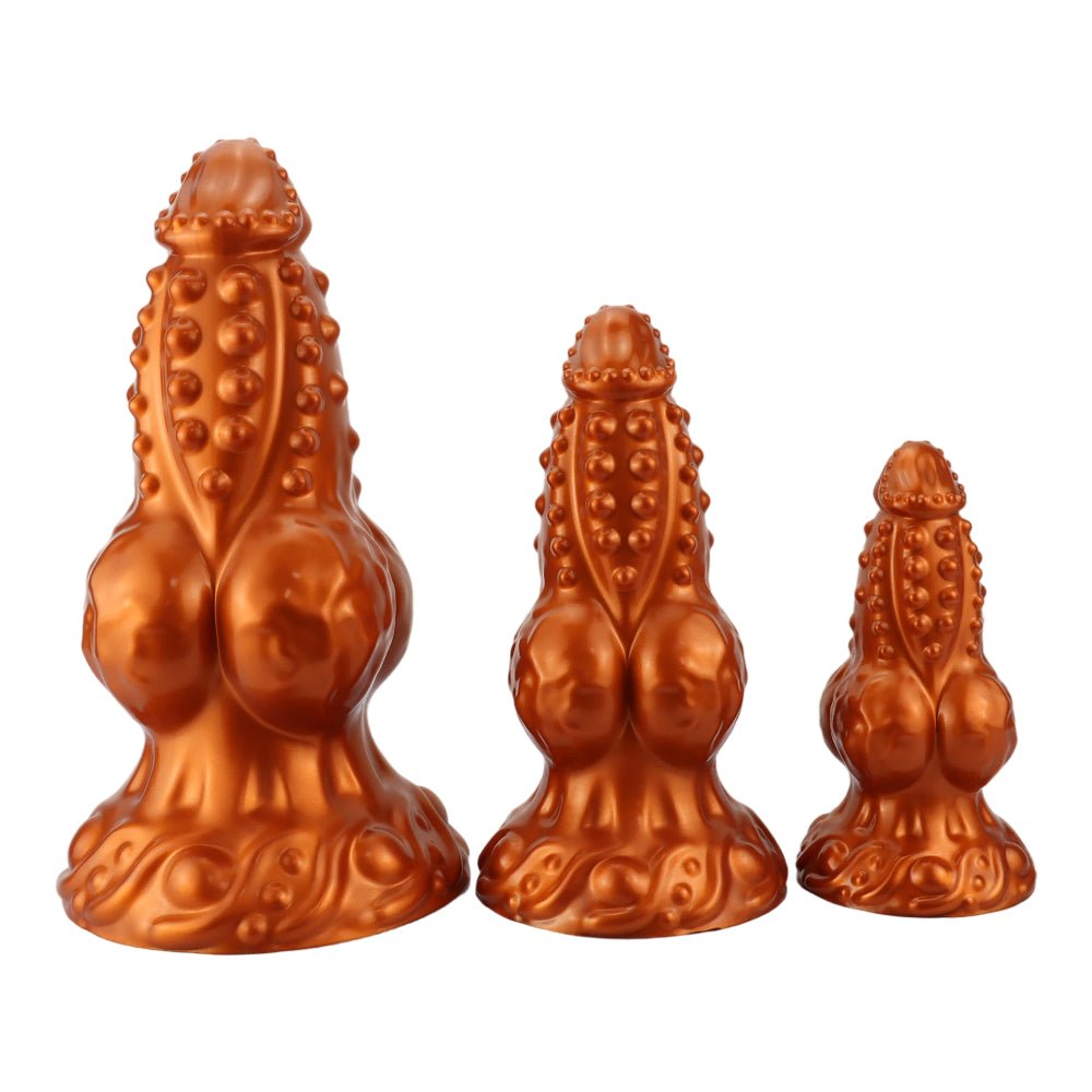 MAPARON ディルド 吸盤付き 凹凸あり 液体シリコン - TaRiss's