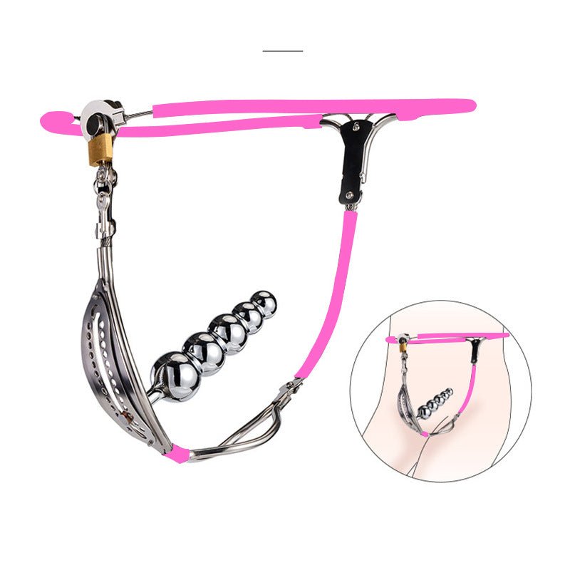 MAPARON 貞操具 ステンレス製 女性用 ベルト付き - TaRiss's