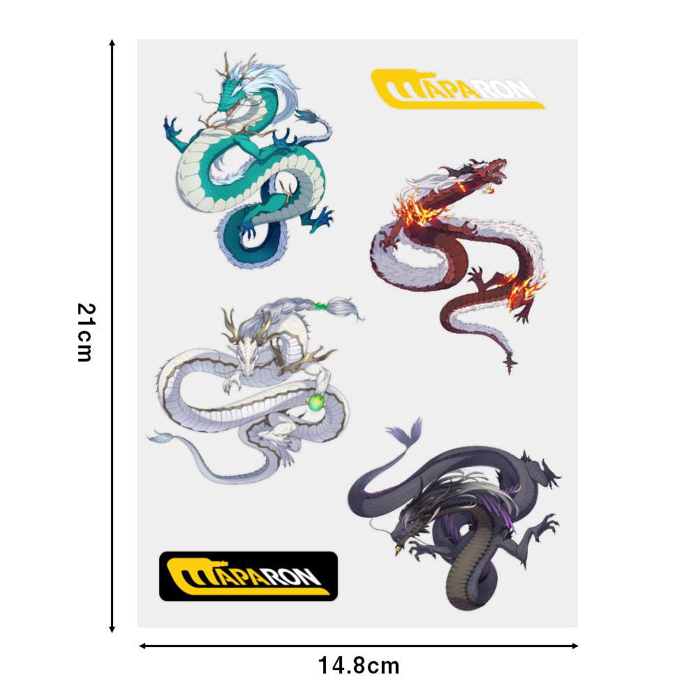 MAPARON タトゥーシール 刺青シール 入れ墨シール 龍 - TaRiss's