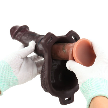 MAPARON ペニスサック 陰茎袖 ペニスリング ベルト付き 貫通式 - TaRiss's