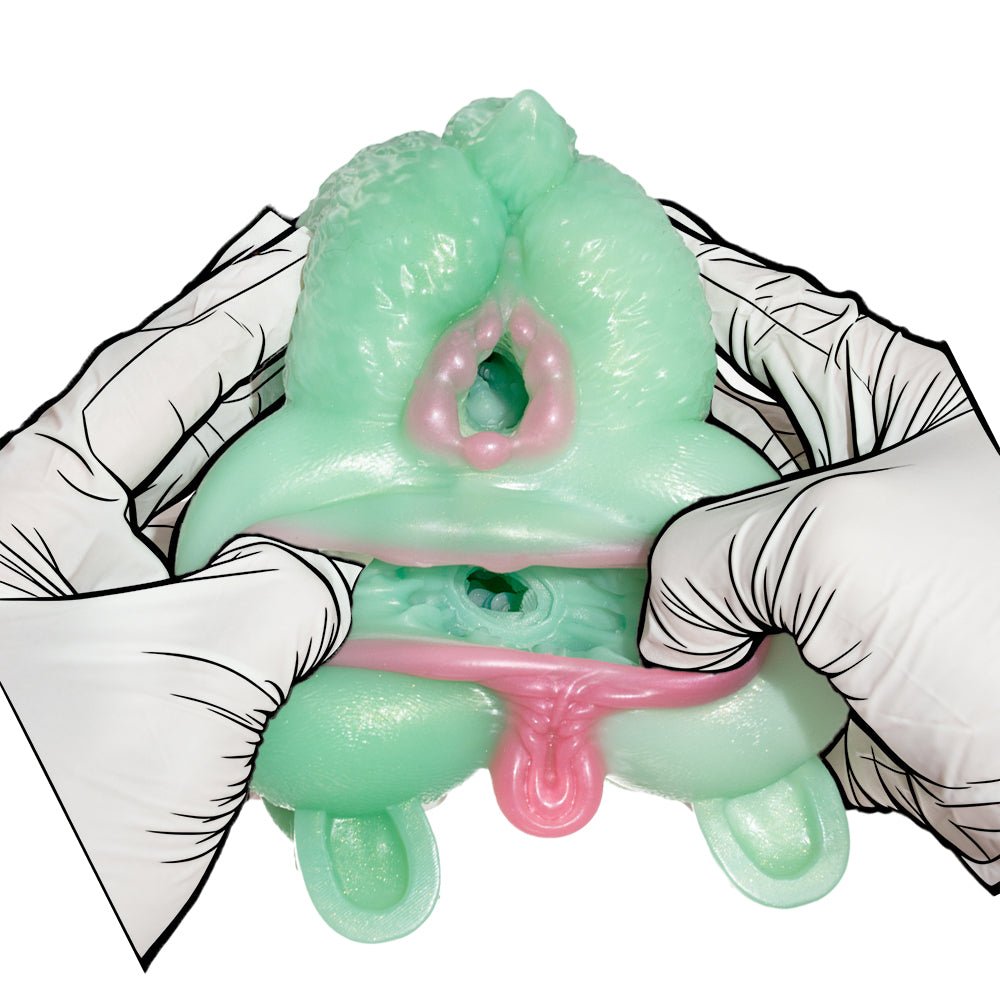 MAPARON オナホール ダブルホール オナホ 凹凸あり 非貫通 多種用途 液体シリコン - TaRiss's