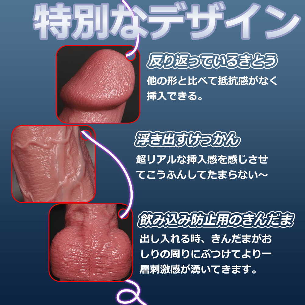 MAPARON レイモンド ディルド アナルプラグ アナルバイブ 3段階伸縮x9段階振動モード リモコン付き 加温機能 吸盤仕様 液体シリコン 5.5x24cm - TaRiss's