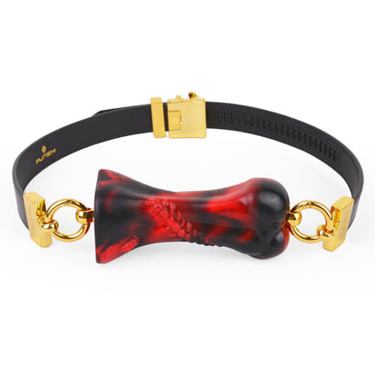MAPARON 口枷 4種類 骨型・バラ・ハイビスカス・爪 PUベルト 調節可能 BDSM 役割プレイ 赤色・オレンジ色 ギフトボックス付き 拘束具 - TaRiss's