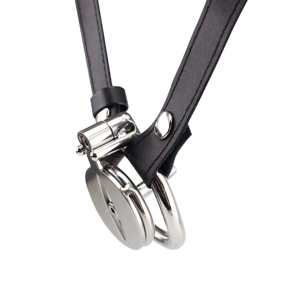 MAPARON 貞操帯 貞操具 貫通式尿道プラグ付き ベルト付き リング取り外し可 - TaRiss's