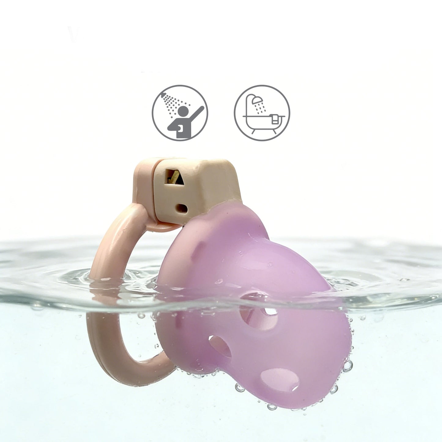 MAPARON 貞操帯 貞操具 シリコン 調節可能 鍵付き 男性用 - TaRiss's