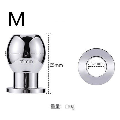 MAPARON アナルプラグ 貫通式 アナル拡張 アナル開発 浣腸用可 ステンレス製 - TaRiss's