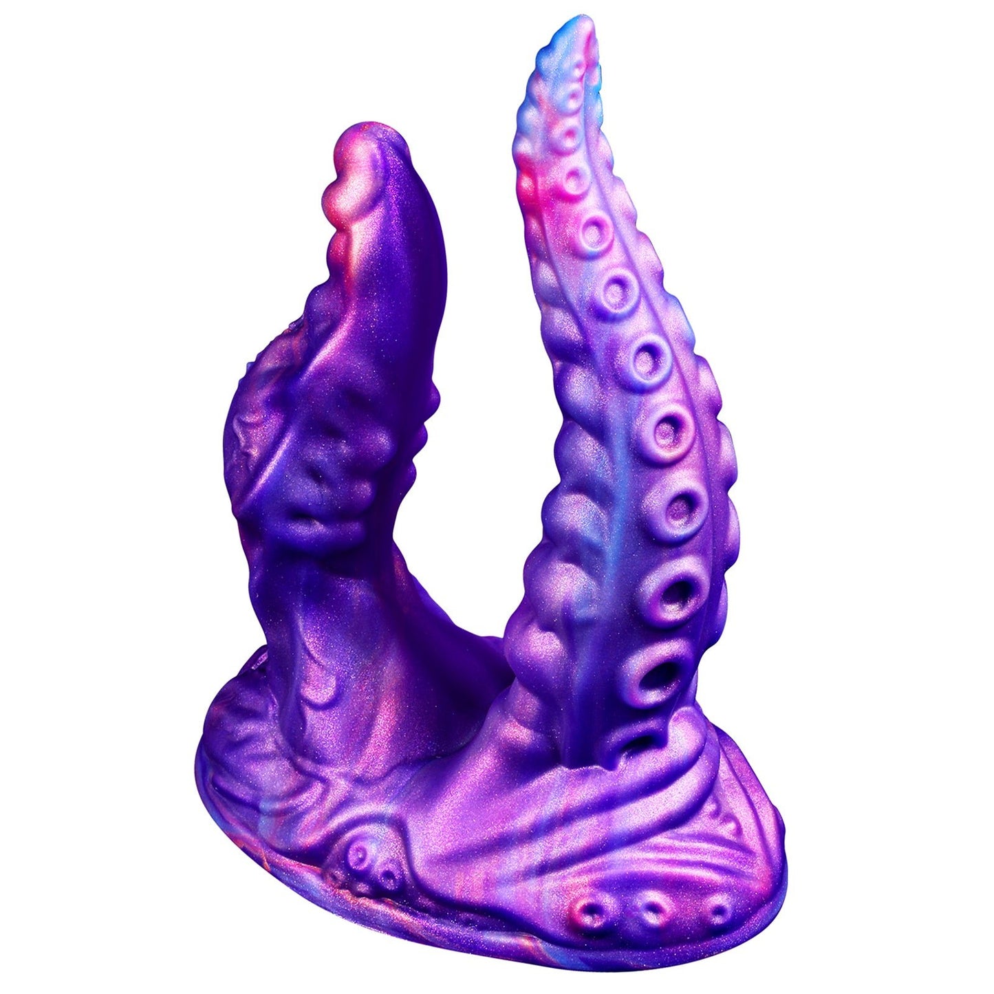 MAPARON 両頭アナルプラグ アナルプラグ 凹凸あり 吸盤仕様 液体シリコン - TaRiss's