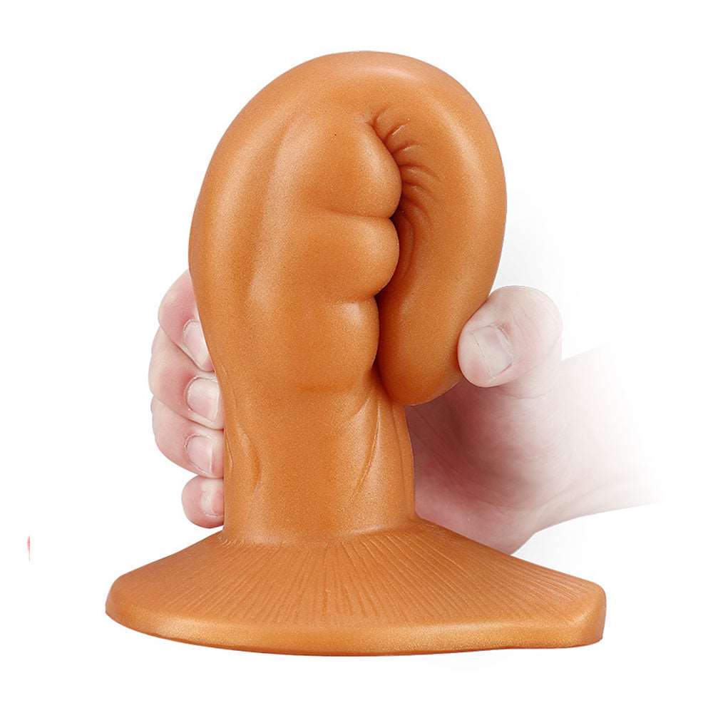 MAPARON アナルプラグ イボ付き 吸盤付き 凹凸あり シリコン 5.3cmx22cm - TaRiss's