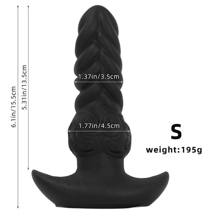 MAPARON アナルプラグ アンカー形台座 液体シリコン 三つのサイズ - TaRiss's