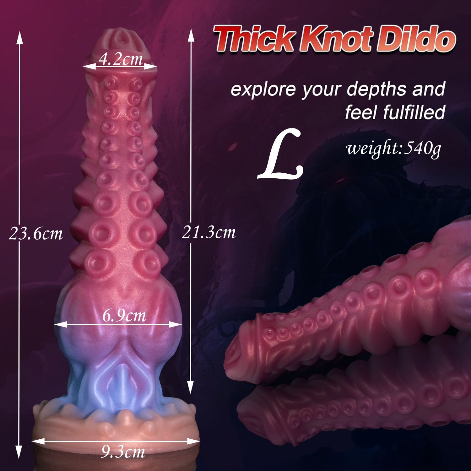 MAPARON アナルプラグ 吸盤付き 三つのサイズ 凹凸あり 液体シリコン - TaRiss's