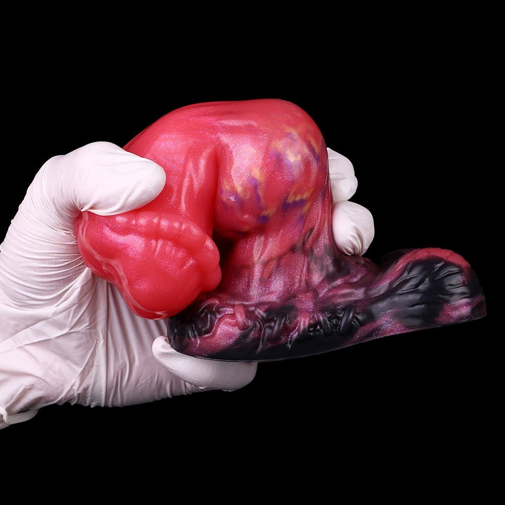 MAPARON コルストン アナルプラグ アナル開発 凹凸あり 吸盤仕様 液体シリコン 5.7x13.8cm - TaRiss's