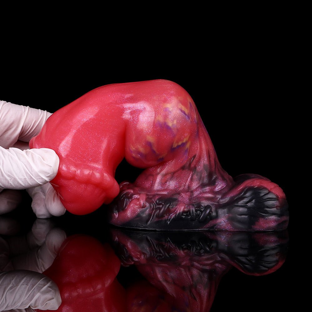 MAPARON コルストン アナルプラグ アナル開発 凹凸あり 吸盤仕様 液体シリコン 5.7x13.8cm - TaRiss's