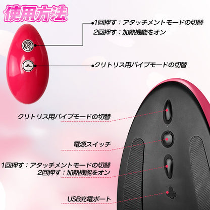 MAPARON ライダーデザイア 6点セット 電動ピストン機 騎乗位 加温機能 - TaRiss's