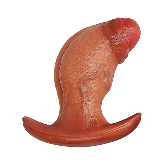 MAPARON ディルド アナルプラグ アナル開発 アンカー形台座 外出用可 凹凸あり 玉なし 液体シリコン 五つのサイズ - TaRiss's