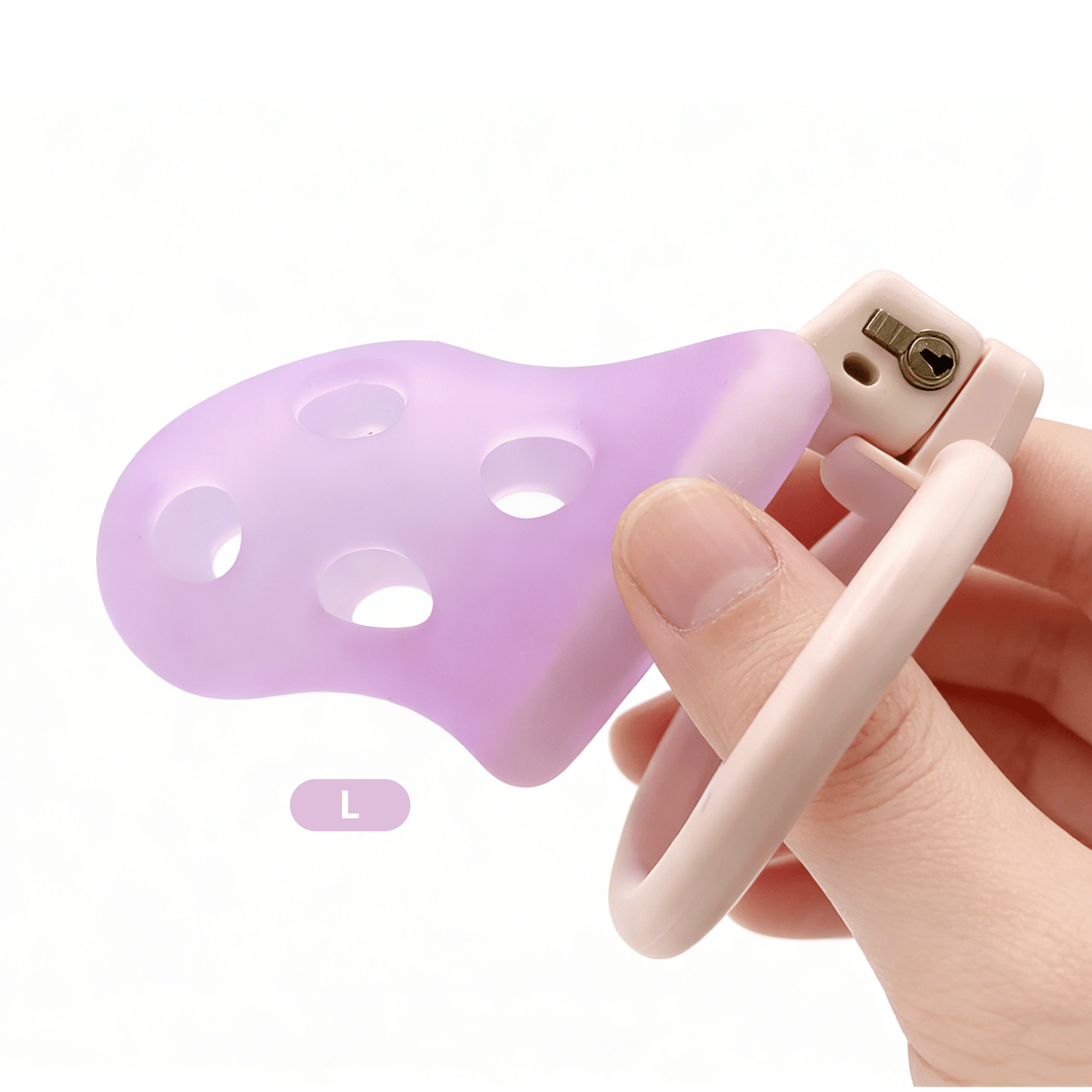 MAPARON 貞操帯 貞操具 シリコン 調節可能 鍵付き 男性用 - TaRiss's