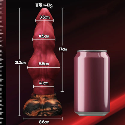 MAPARON アナルプラグ 吸盤付き 液体シリコン 6.6x21.2cm - TaRiss's