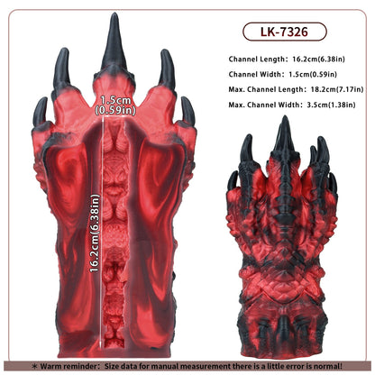 MAPARON オナホール ドラゴン・クロー 混色仕様 非貫通 多種用途 液体シリコン - TaRiss's