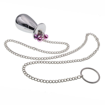 MAPARON バルーン形 アナルプラグ アルミニウム合金 リード付き - TaRiss's