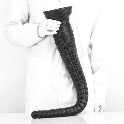 MAPARON アナルプラグ 触手形 ブラック 吸盤仕様 液体シリコン - TaRiss's