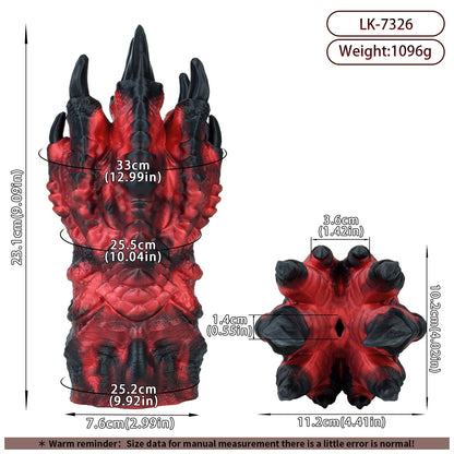 MAPARON オナホール ドラゴン・クロー 混色仕様 非貫通 多種用途 液体シリコン - TaRiss's