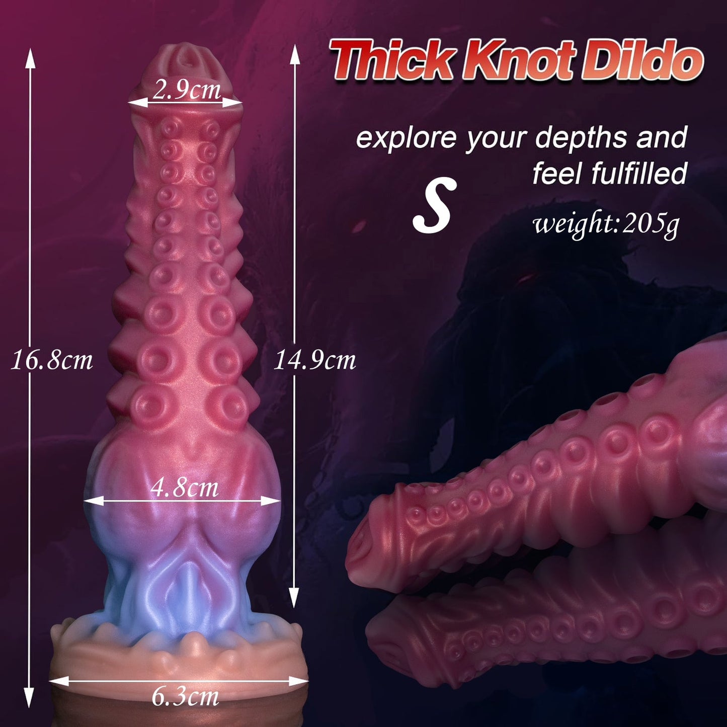 MAPARON アナルプラグ 吸盤付き 三つのサイズ 凹凸あり 液体シリコン - TaRiss's