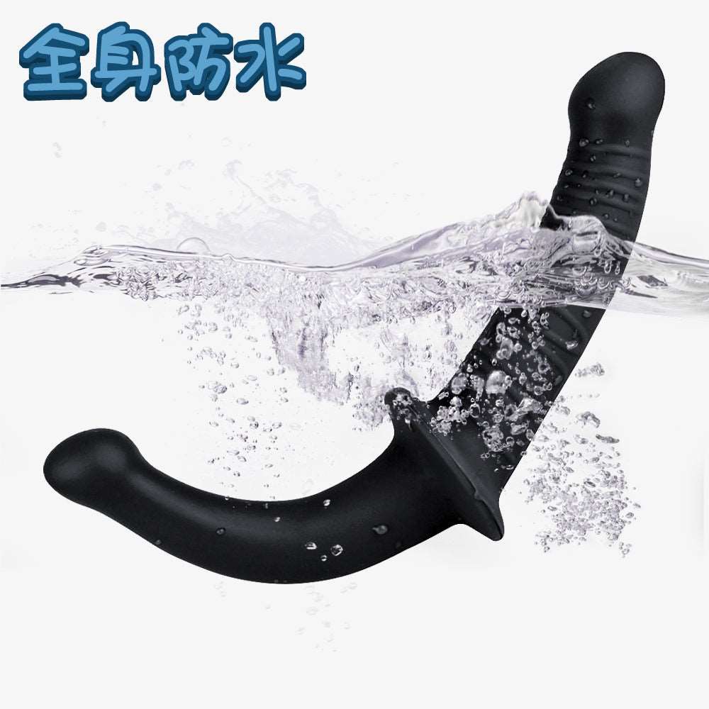 MAPARON アナルプラグ アナル拡張 Gスポット刺激 両端使用可能 U型 シリコン ブラック 3.4cmx29cm - TaRiss's