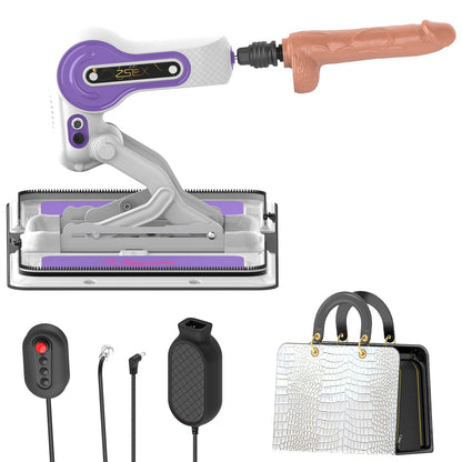 MAPARON Handbag Power 二代目 4点セット電動ピストン機 電動マシーン 装着簡単 バッグ仕様 加温可能 パープル - TaRiss's