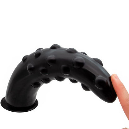 MAPARON アナルプラグ PVC イボあり 吸盤付き ブラック - TaRiss's