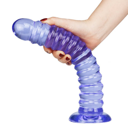 MAPARON アナルプラグ 凹凸あり 吸盤付き PVC ブルー - TaRiss's