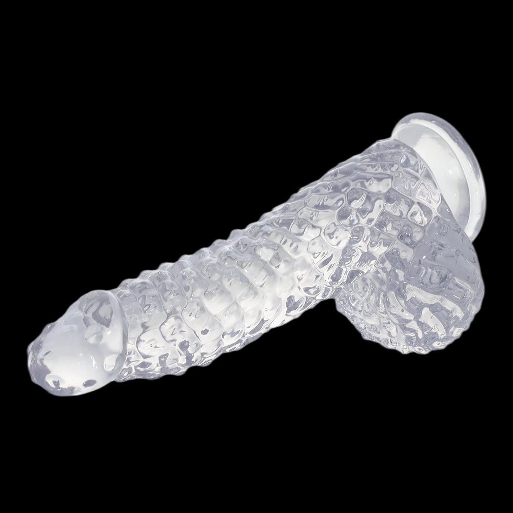 MAPARON 透明ディルド 吸盤仕様 PVC 4.7x21.5cm - TaRiss's