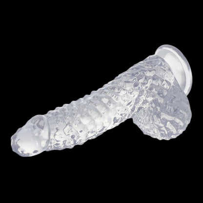 MAPARON 透明ディルド 吸盤仕様 PVC 4.7x21.5cm - TaRiss's