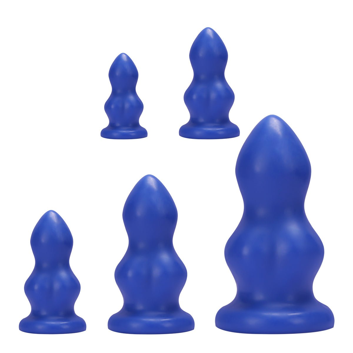 MAPARON アナルプラグ PVC 吸盤付き ブルー - TaRiss's