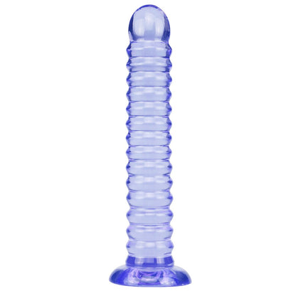 MAPARON アナルプラグ 凹凸あり 吸盤付き PVC ブルー - TaRiss's