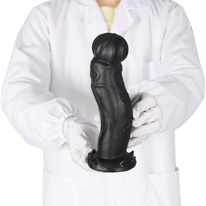 MAPARON S形 アナルプラグ PVC 吸盤付き ブラック - TaRiss's