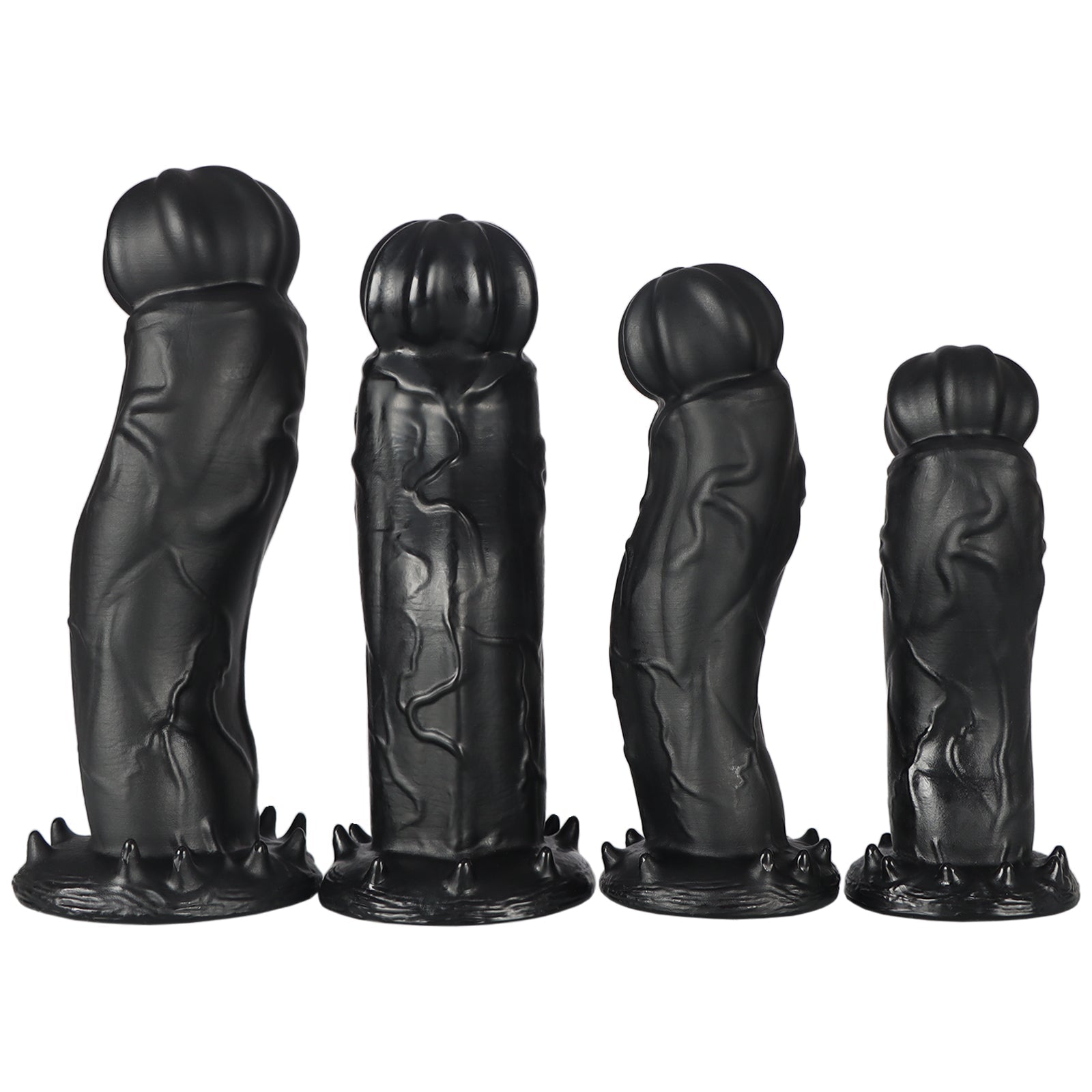 MAPARON S形 アナルプラグ PVC 吸盤付き ブラック - TaRiss's