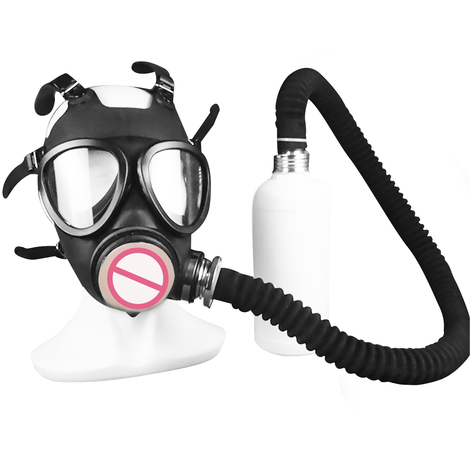 MAPARON ガスマスク 呼吸マスク 呼吸遊び コポコポ SM フェティッシュ - TaRiss's